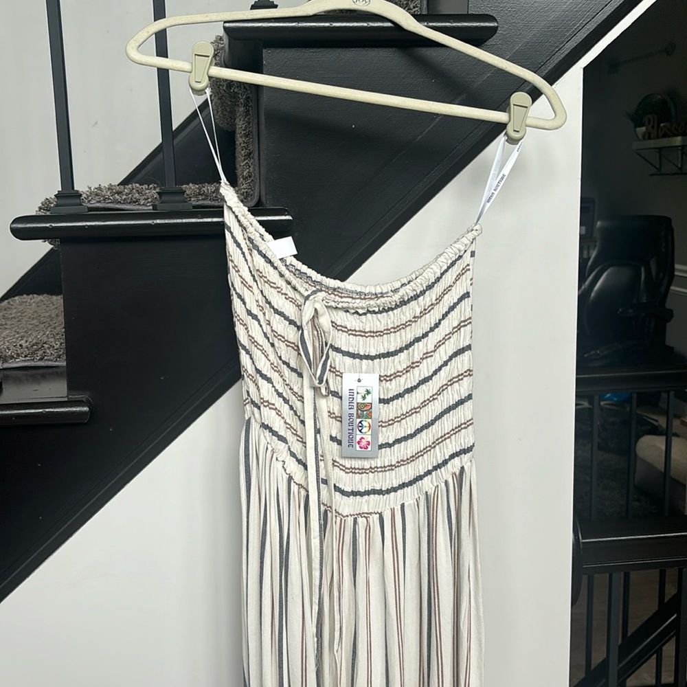 Stripped summer jumper, free size (up to large).